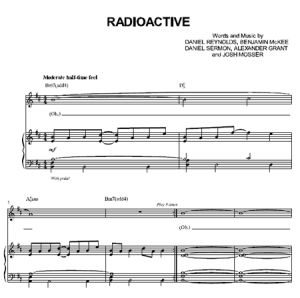 Radioactive - Imagine Dragons - sheet music - Purple Market Area