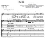 Rude (guitar tabs)