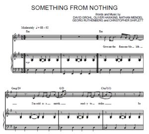Something From Nothing - Foo Fighters - ноты к песне - Purple Market Area