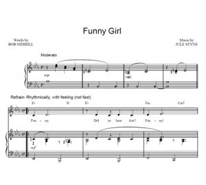 Funny Girl (full album) - Barbra Streisand - sheet music - Purple Market Area