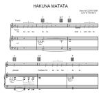 Hakuna Matata (из м/ф Король Лев)