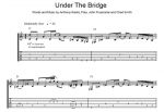 Under The Bridge (табулатура)