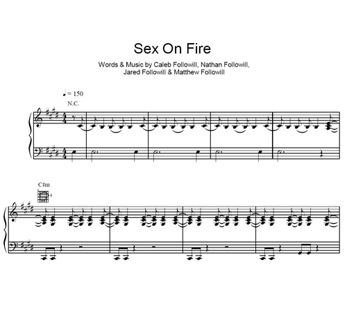 Title: Sex on fire. 